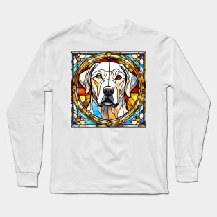 Stained Glass Labrador Retriever Long Sleeve T-Shirt